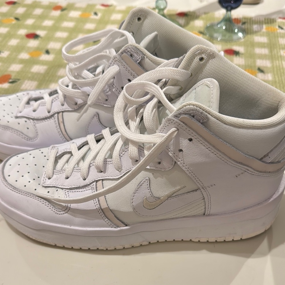 White High-Top Sneakers